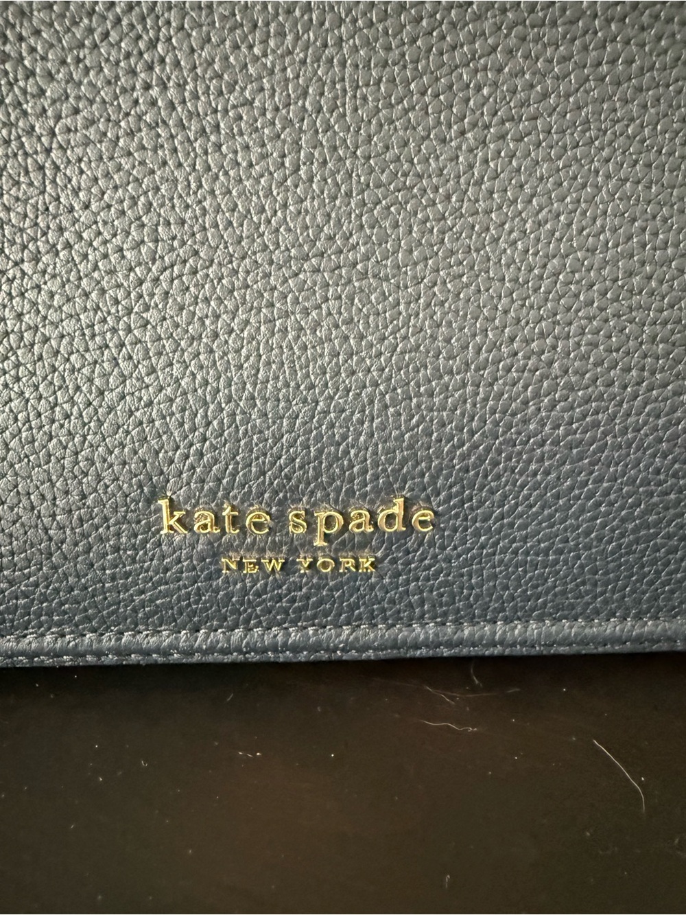 kate spade New York Navy Pebbled Leather Crossbody Bag - Picture 2 of 8